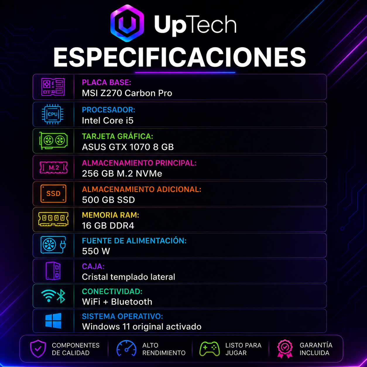 PC GAMING 2026 GTX ASUS