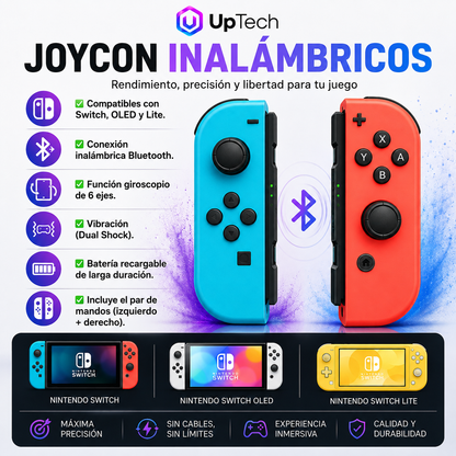 Joy Con mando Nintendo color Blanco