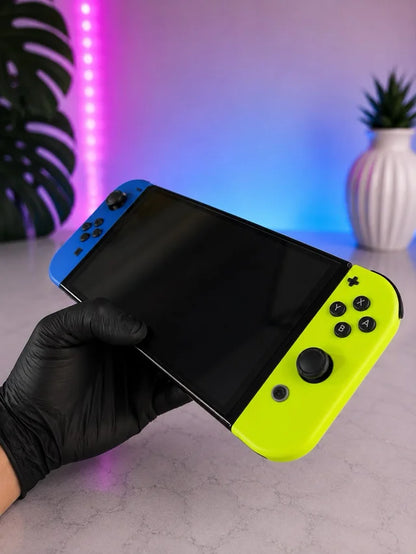 Joy Con para Nintendo color Azul Amarillo
