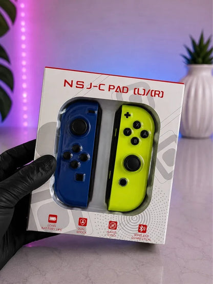 Joy Con para Nintendo color Azul Amarillo