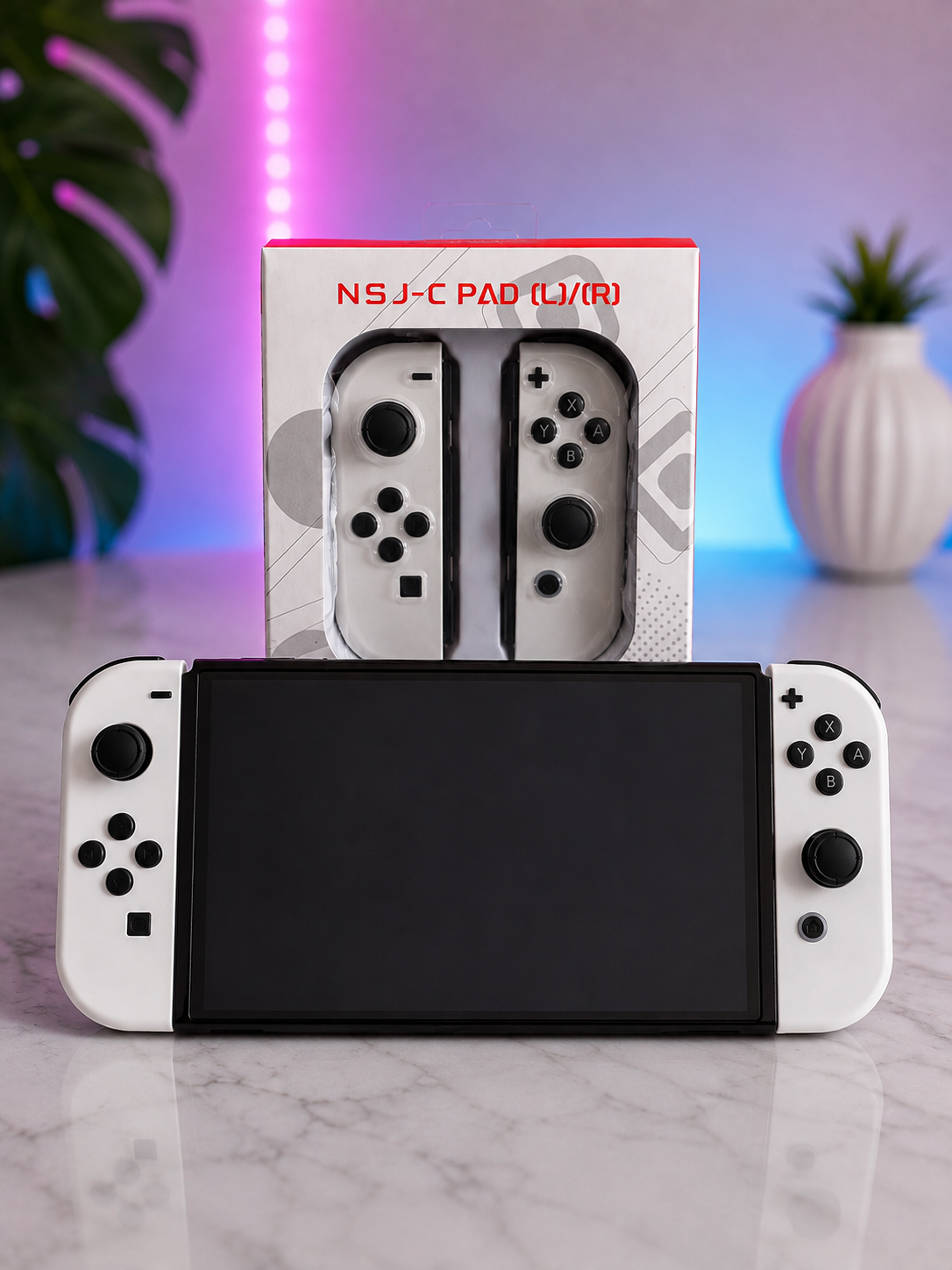 Joy Con mando Nintendo color Blanco